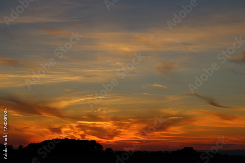 北海道　夕焼け