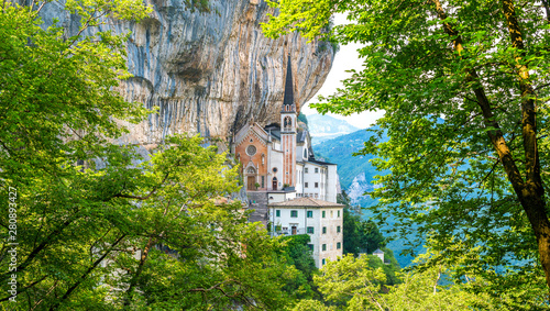 Madonna della Corona Sanctuary, in the Province of Verona, Veneto, Italy.