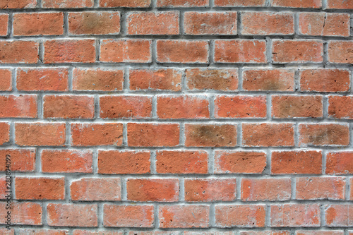 Brown brick wall.