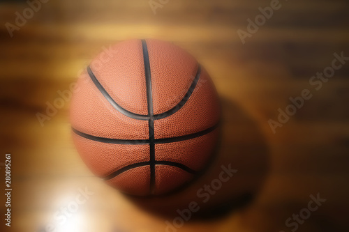 Basketball on the hardwood © zimmytws