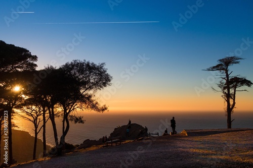 Landscape in the Moroccan city of Tangier