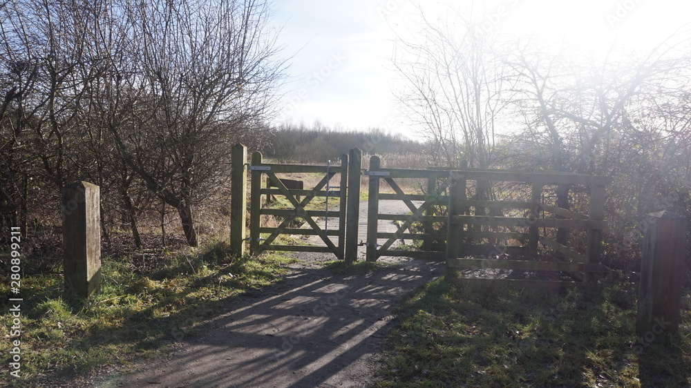 Gate in a field