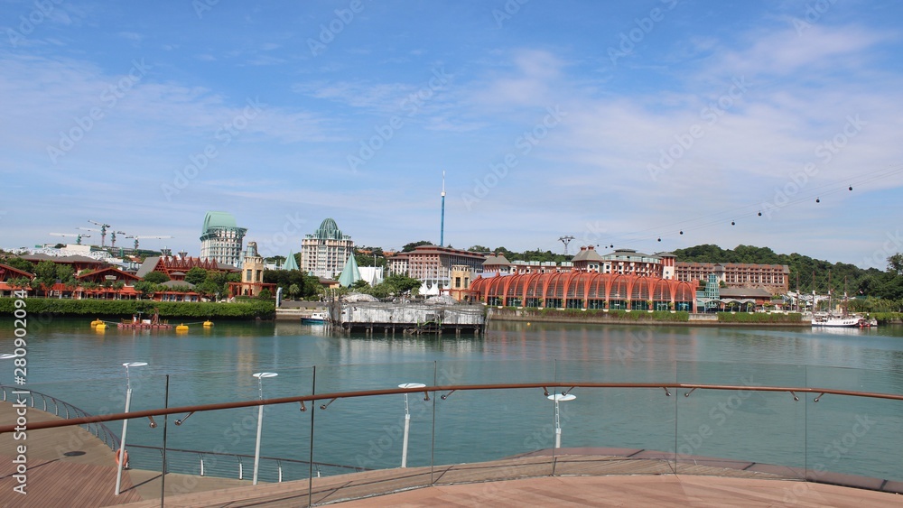 Obraz premium view of old town