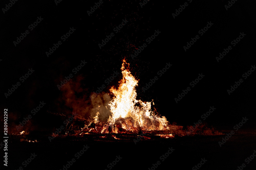 Camp Fire Christmas in July Tree Burning Camp Fire Christmas in July Tree Burning