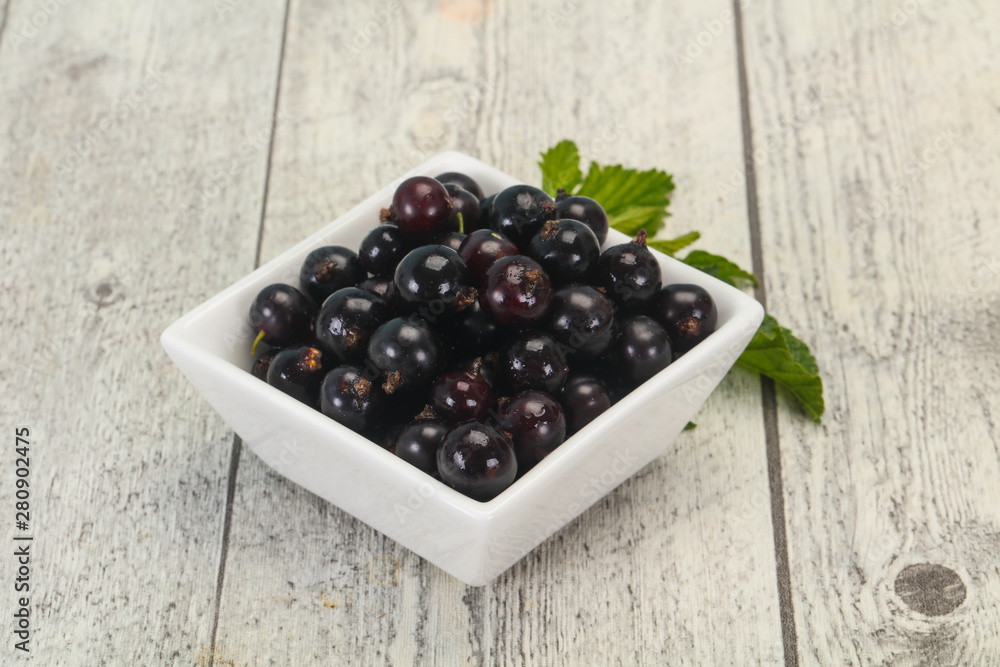 Fresh ripe sweet black currant Fresh ripe sweet black currant