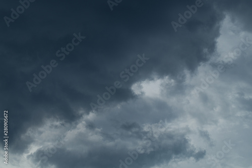 Dark clouds and blue sky, nice cloudscape