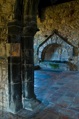 Iglesia St. Clements Church  (Tur Chliamain). Rodel (Roghadal). South Harris Island. Outer Hebrides. Scotland, UK photo