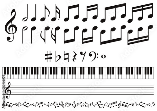音符のイメージ素材集