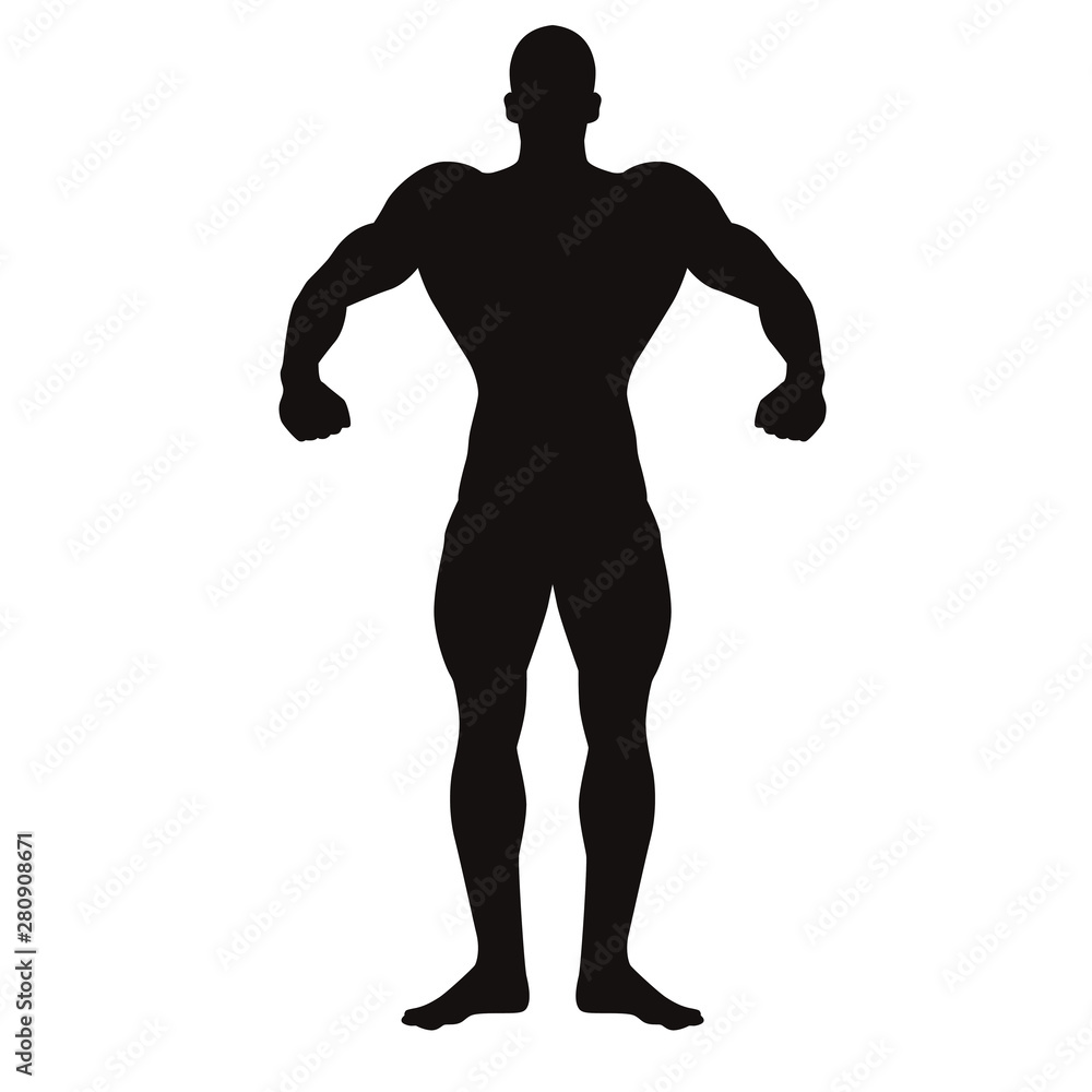 Bodybuilder Silhouettes Bodybuilder Silhouettes