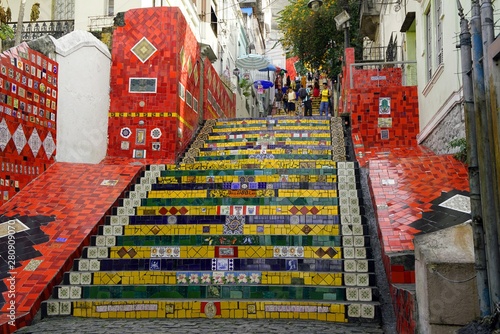 selaron steps in Rio de Janeiro photo