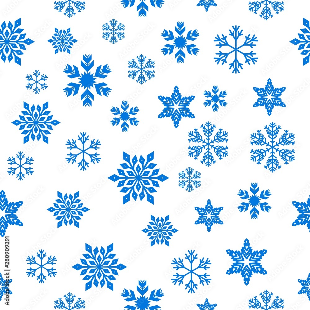 Merry Christmas Blue elements on white background. Seamless graphic pattern made with elements of zentangl and doodle. Wrapping paper illustration Merry Christmas Blue elements on white background. Seamless graphic pattern made with elements of zentangl and doodle. Wrapping paper illustration