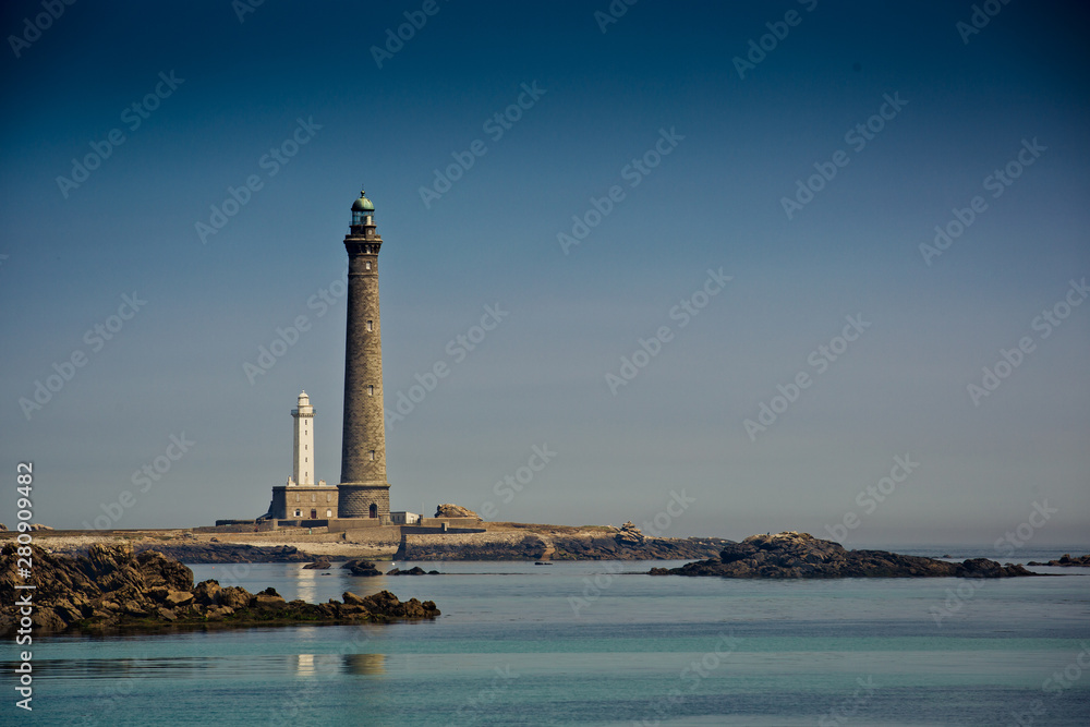 Lighthouse in Brittany on the Ille Vierge