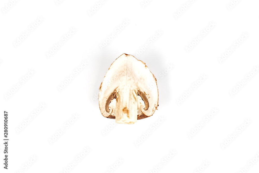 Naklejka premium Royal Brown champignon isolated on white background
