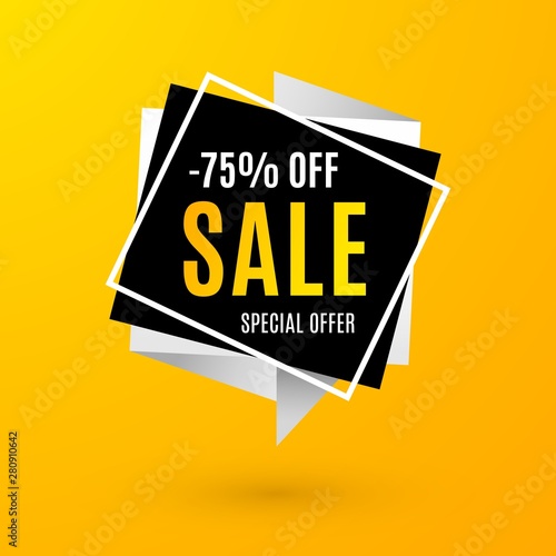 Super sale layout. Best price shape badge, discount season special offer. Vector illustration promote promotion big offer super deal