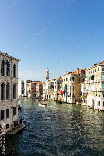 Venedig  Kanal  Tourismus  Boote  Schiffe  Menschen  Stadt  Altstadt  Canal Grande