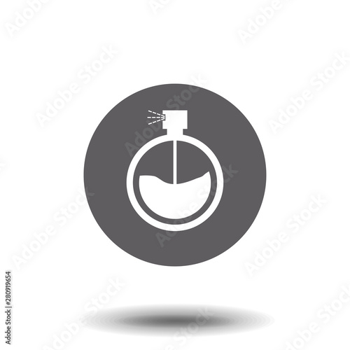 Perfume icon. Trendy Perfume logo concept. Simple vector illustration for graphic and web design. EPS 10