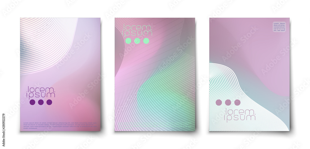 Trendy mesh minimal abstract background covers