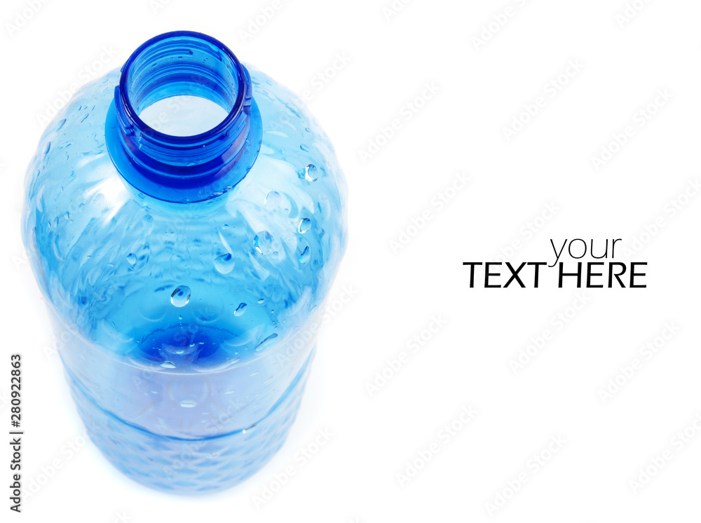 Water bottle with the copy space Water bottle with the copy space