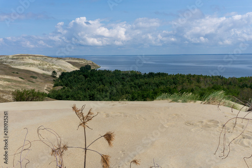 Sands dune. Lithuania.  Isthmus of Courland.  photo