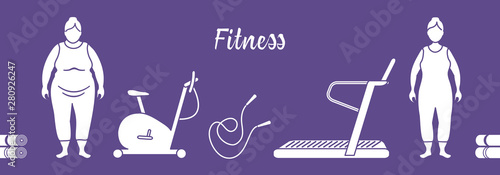 Healthy lifestyle. Time to fitness. Slimming.