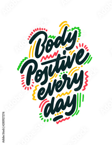 Fototapet Body positive every day