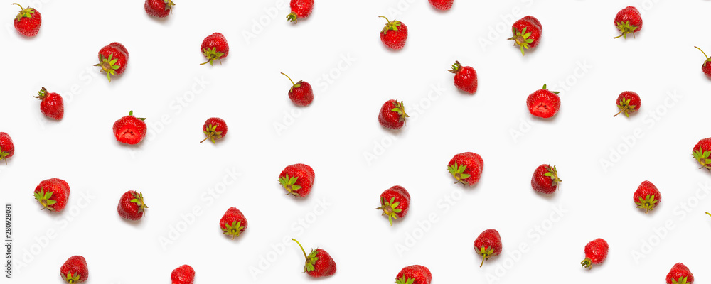 Strawberry creative pattern. Food backdrop. Strawberry creative pattern. Food backdrop.