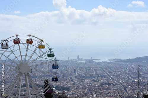 luna park sulla città