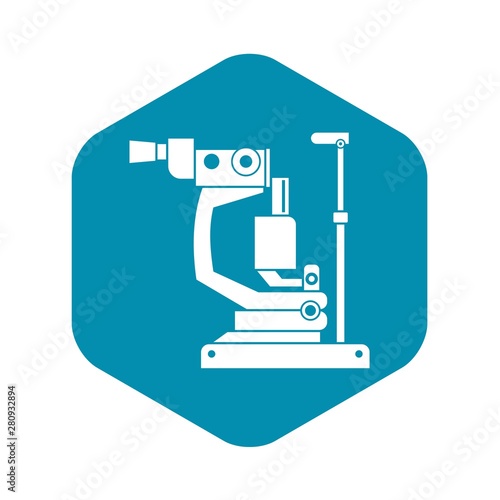 Phoropter icon. Simple illustration of phoropter vector icon for web