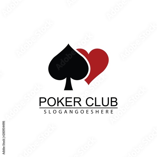 Poker Club Logo Design for Casino Business, Gamble, Card Game, Speculate, etc