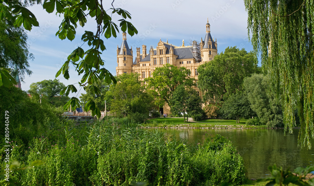 Burggarten von Schloss Schwerin 