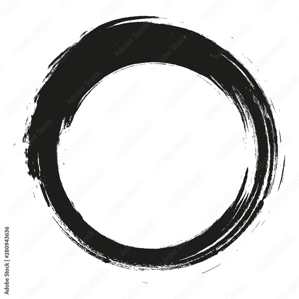 vector brush strokes circles of paint on white background. Ink hand drawn paint brush circle. Logo, label design element vector illustration. Black abstract circle. Frame. vector brush strokes circles of paint on white background. Ink hand drawn paint brush circle. Logo, label design element vector illustration. Black abstract circle. Frame.