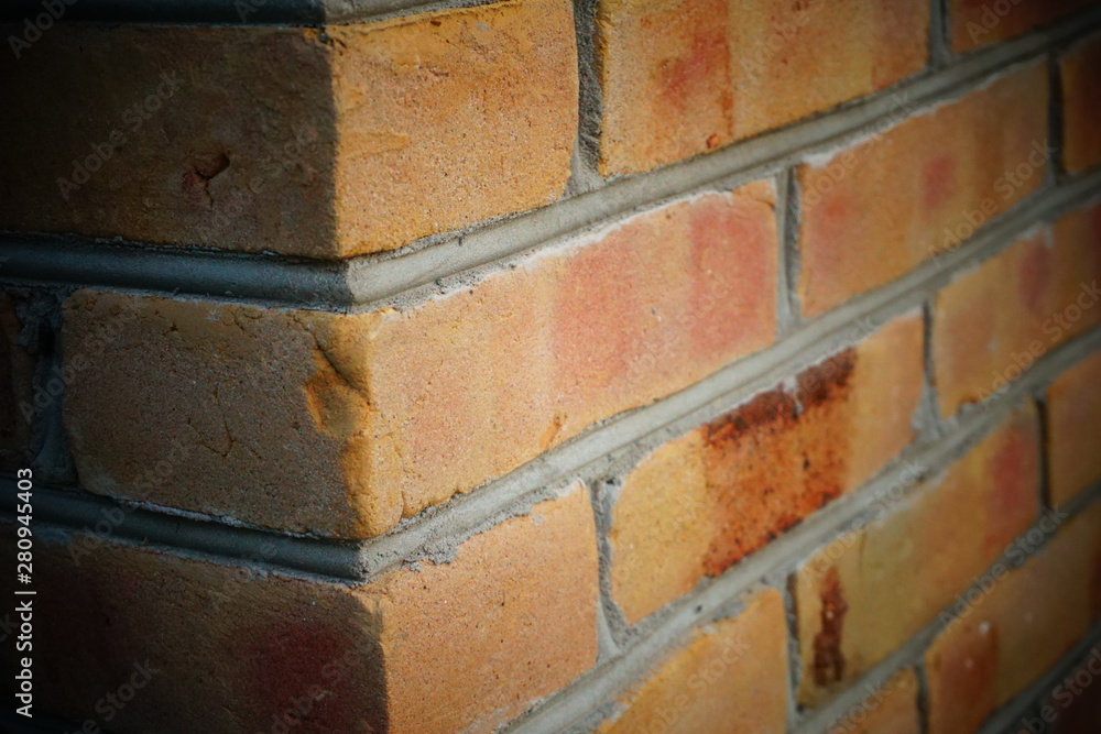 Fototapeta premium Ceglany fragment muru