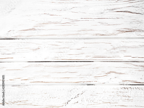 texture of old white wooden wall. Background of vintage wooden wall covered with white paint. copy space