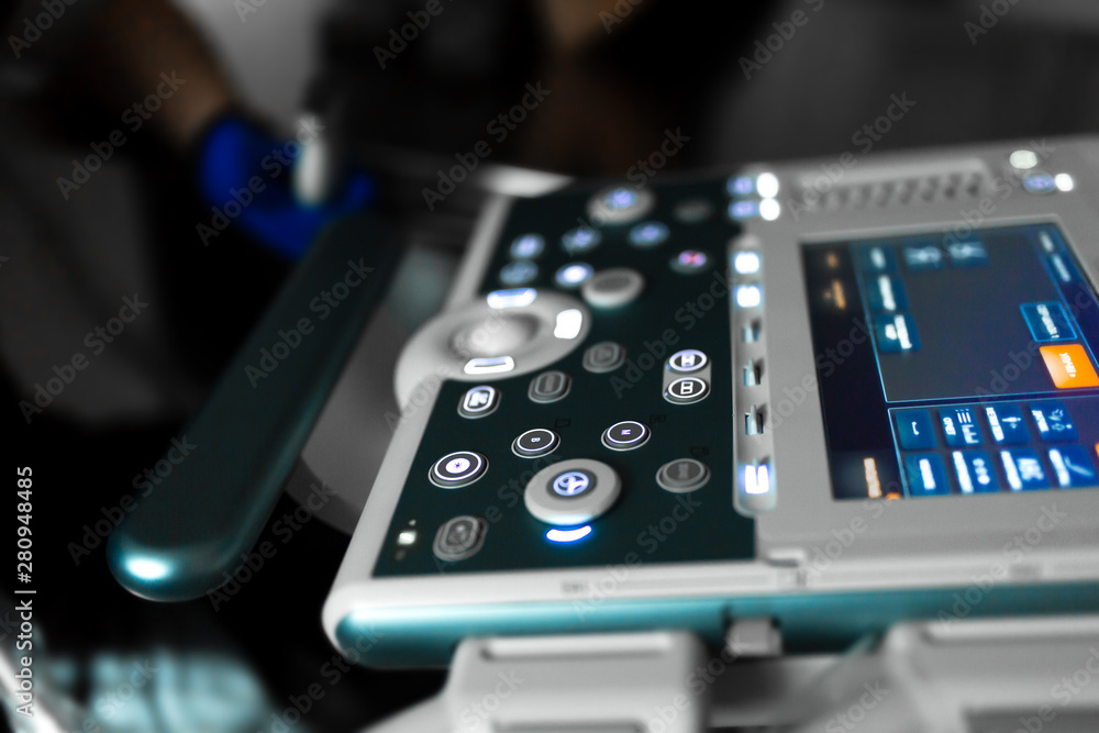 Close up device for ultrasound exam in clinic Close up device for ultrasound exam in clinic