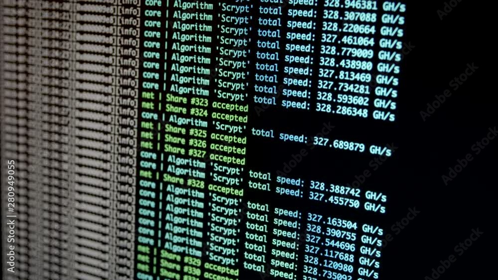 Mining 1.2 Cryptocurrency Scrypt LTC Litecoin Command Line hash