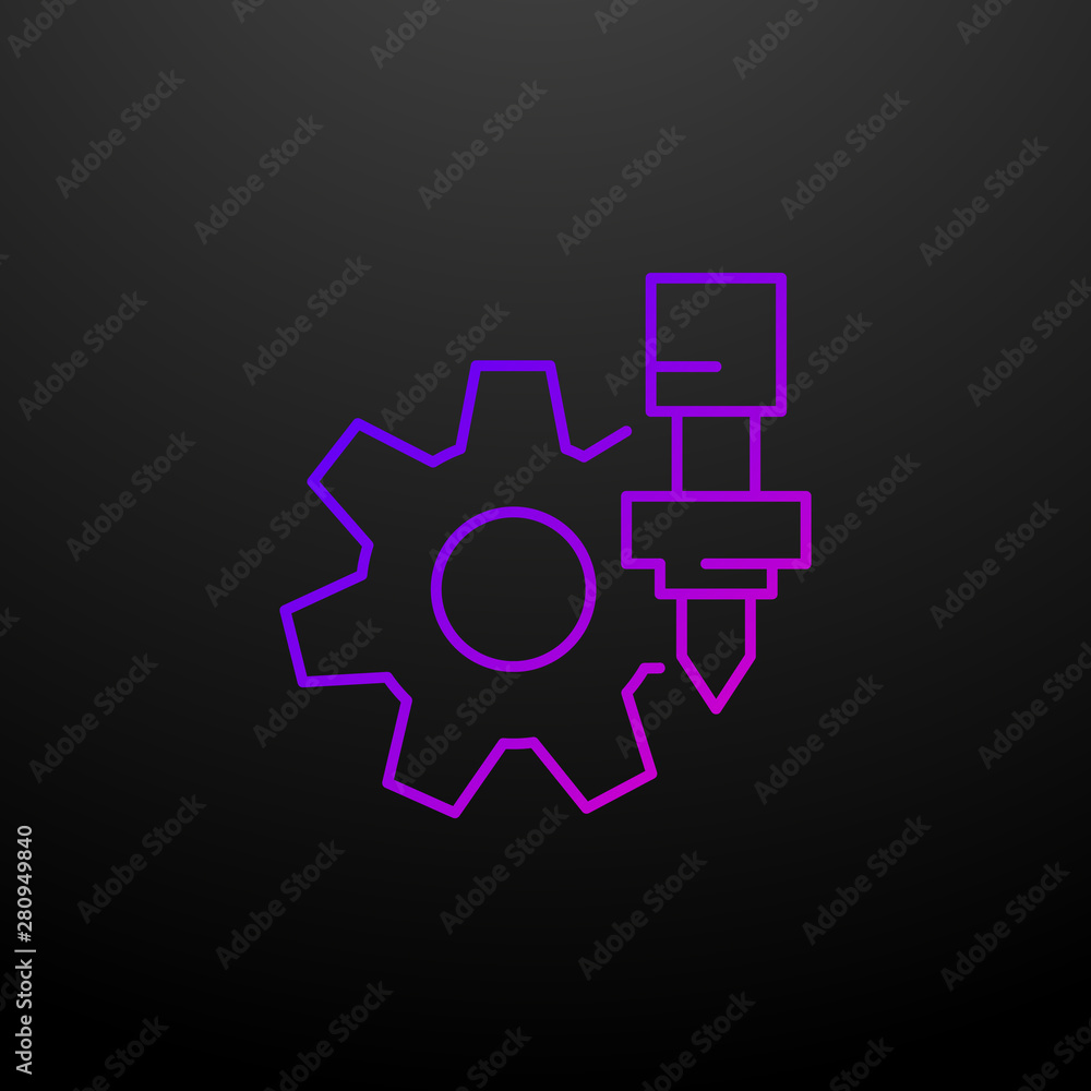 Milling nolan icon. Elements of laser set. Simple icon for websites, web design, mobile app, info graphics Milling nolan icon. Elements of laser set. Simple icon for websites, web design, mobile app, info graphics