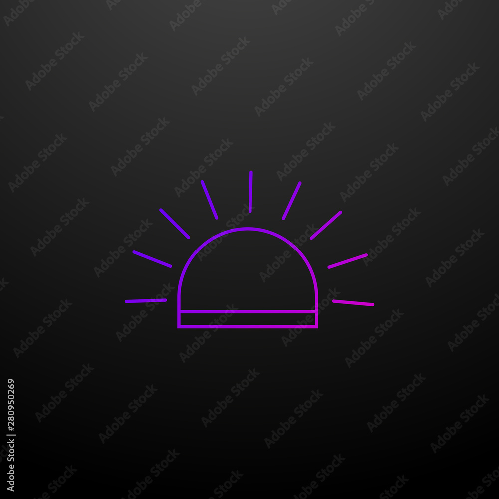 Emergency siren outline nolan icon. Elements of security set. Simple icon for websites, web design, mobile app, info graphics Emergency siren outline nolan icon. Elements of security set. Simple icon for websites, web design, mobile app, info graphics