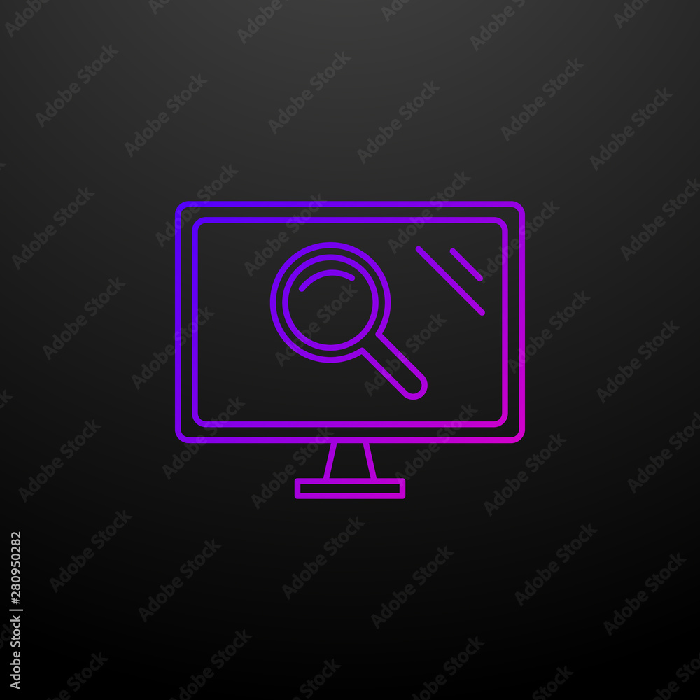 Scan computer outline nolan icon. Elements of security set. Simple icon for websites, web design, mobile app, info graphics Scan computer outline nolan icon. Elements of security set. Simple icon for websites, web design, mobile app, info graphics