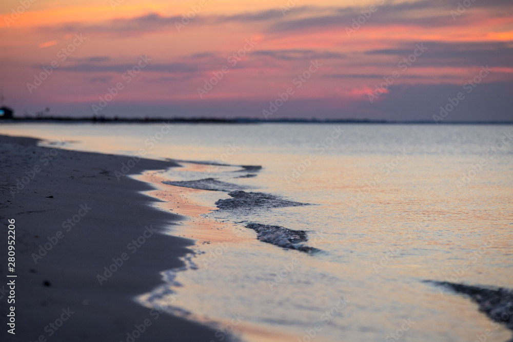 Watching an amazing sunset in Florida's panhandle