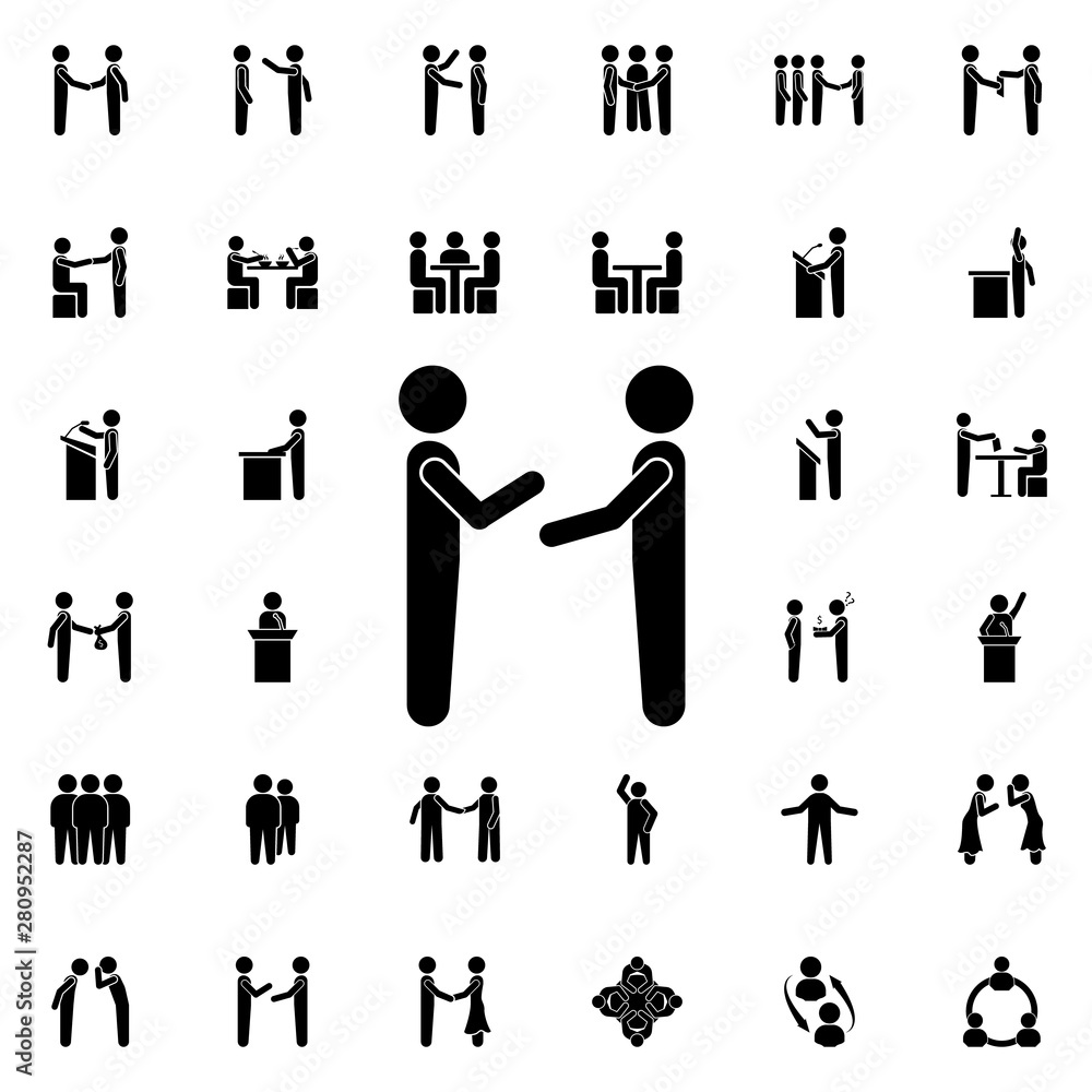 Relation of two people icon. Universal set of conversation for website design and development, app development Relation of two people icon. Universal set of conversation for website design and development, app development