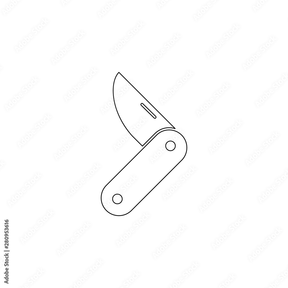 jackknife icon. Element of web for mobile concept and web apps icon. Outline, thin line icon for website design and development, app development jackknife icon. Element of web for mobile concept and web apps icon. Outline, thin line icon for website design and development, app development