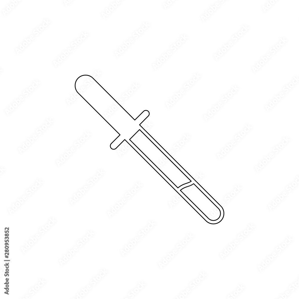 pipette icon. Element of web for mobile concept and web apps icon. Outline, thin line icon for website design and development, app development pipette icon. Element of web for mobile concept and web apps icon. Outline, thin line icon for website design and development, app development