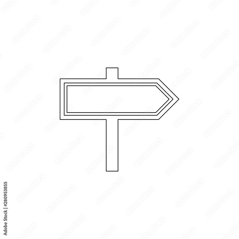 road sign icon. Element of web for mobile concept and web apps icon. Outline, thin line icon for website design and development, app development road sign icon. Element of web for mobile concept and web apps icon. Outline, thin line icon for website design and development, app development