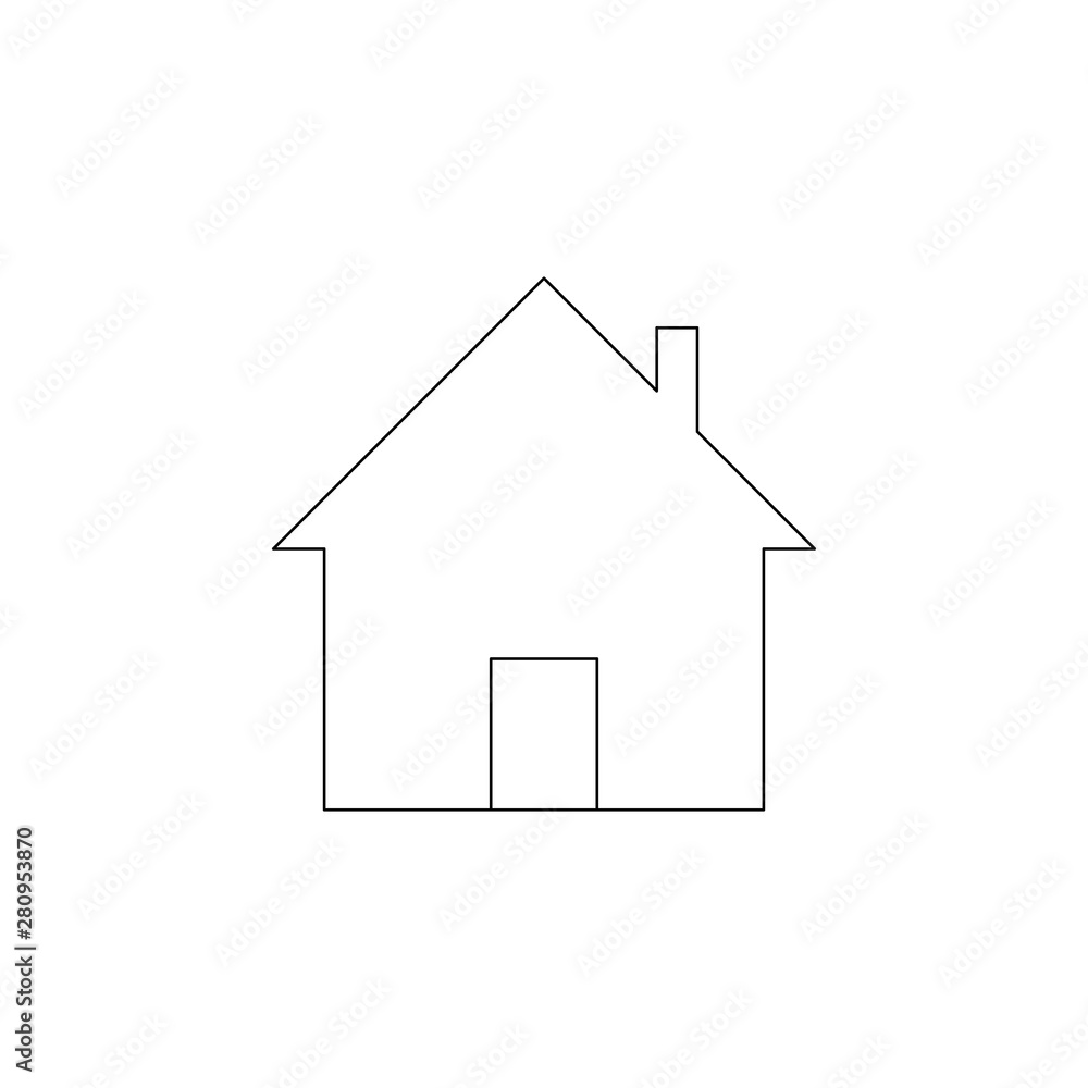 house icon. Element of web for mobile concept and web apps icon. Outline, thin line icon for website design and development, app development house icon. Element of web for mobile concept and web apps icon. Outline, thin line icon for website design and development, app development