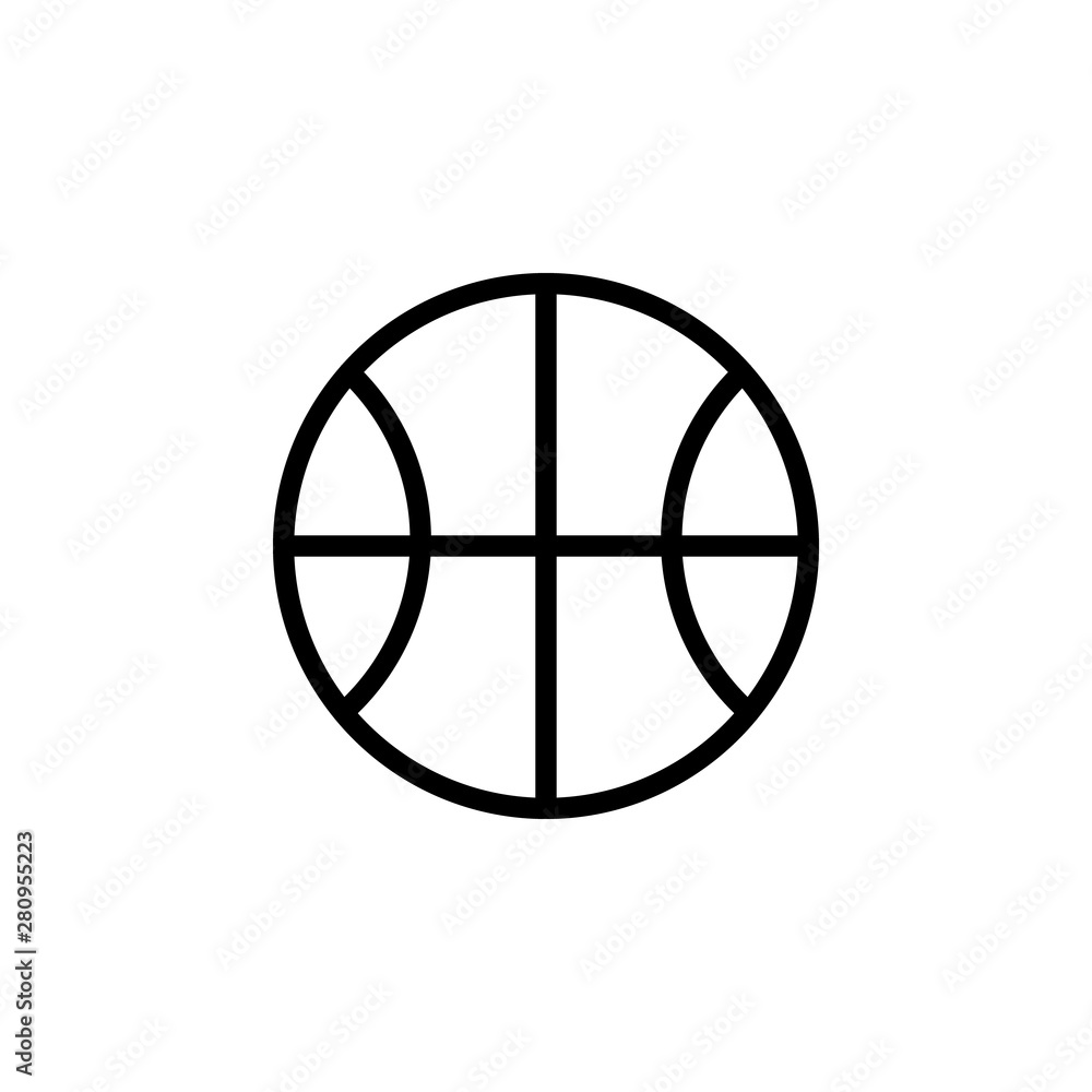 Basketball, sport icon. Element of Education icon. Thin line icon Basketball, sport icon. Element of Education icon. Thin line icon