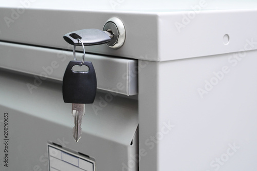 key in office cabinet lock