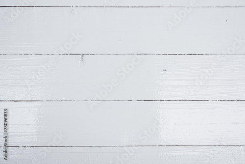 Top view of white paint on wooden pallet texture