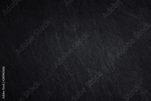 Dark grey black stone for background or natural black slate texture