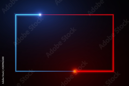 abstract seamless background blue red spectrum  screens projection technology. vector illustration