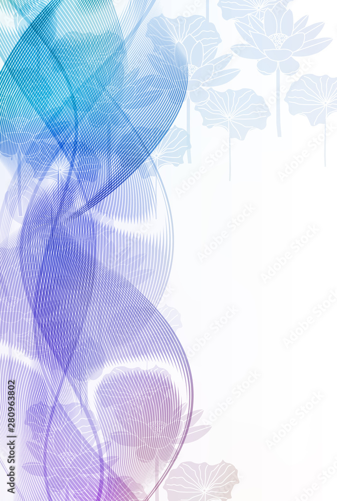 蓮喪中佛背景stock Vector Adobe Stock